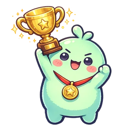 Foodly pet celebrating a perfect week of hitting macro targets